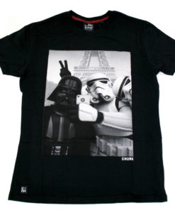 Chunk Star Wars Selfie Darth Vader Storm Trooper Funny T-Shirt Black
