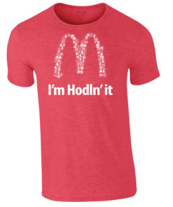 I'm Hodln' It Cryptocurrency T-Shirt Heather Red