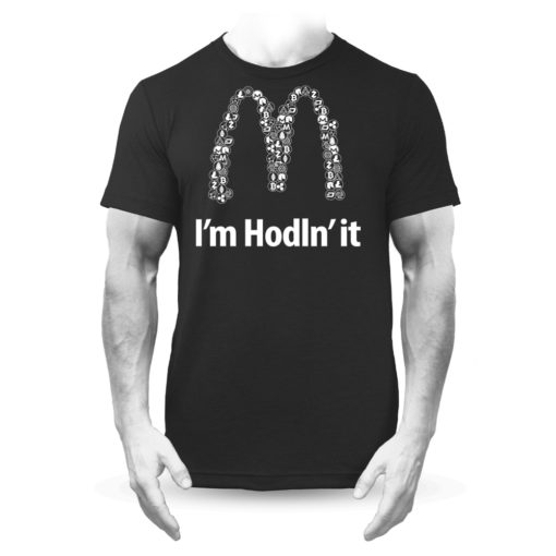 I'm Hodln'It Cryptocurrency T-shirt Black Mens Bitcoin Ethereum Ripple BTC