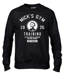 Micks Gym Rocky Balboa Film Black Crew