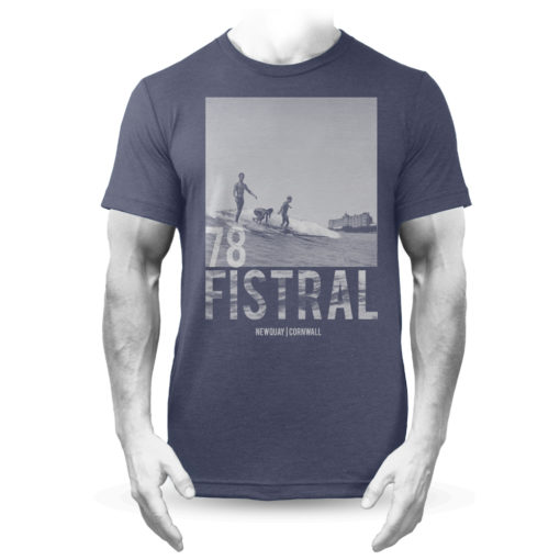 Fistral 78 Retro Surf T-Shirt Heather Midnight
