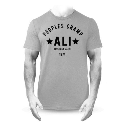 Muhammad Ali Rumble in the Jungle Boxing T-Shirt Grey
