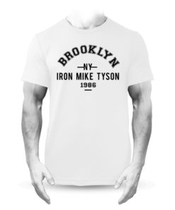 Iron Mike Tyson Brooklyn Boxing T-Shirt White