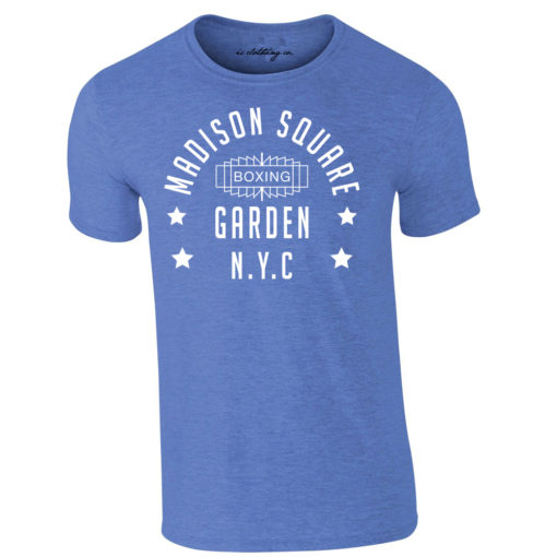 Madison Square Garden NYC Boxing Premium T-Shirt Blue