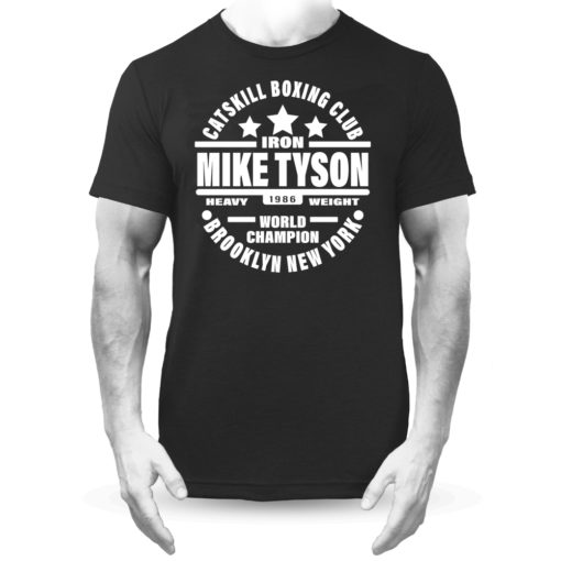 Iron Mike Tyson Catskill Boxing Club Brooklyn T-Shirt Black
