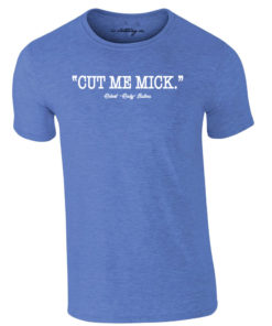 Cut Me Mick T-Shirt Heather Royal Rocky Balboa Film Boxing