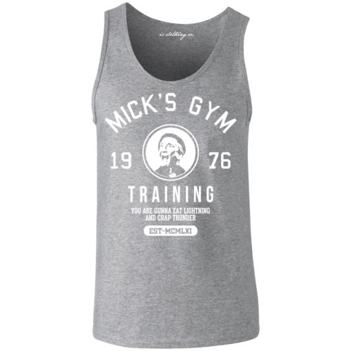 Micks Gym Training Vest Grey Film Rocky Balboa