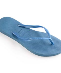 Havaianas Womens Slim Blue Flip Flops