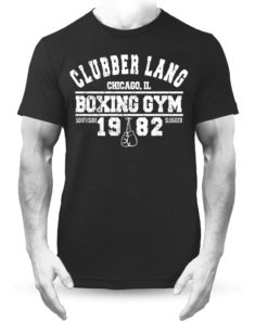 Clubber Lang Boxing Gym Rocky Balboa T-Shirt Black
