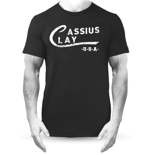 Cassius Clay Muhammad Ali The Greatest Boxing T-Shirt Black