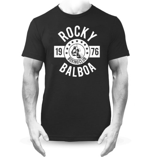 Rocky Balboa Boxing Club T-Shirt Black
