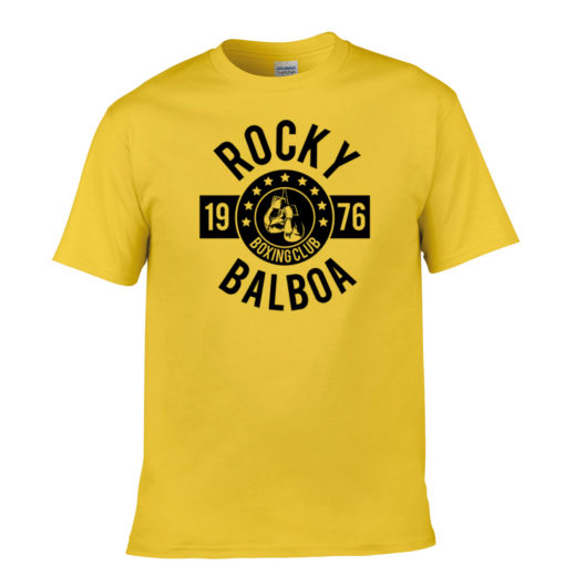 Rocky Balboa Boxing Club T-Shirt Yellow