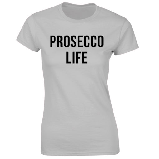 PROSECCO LIFE GREY T-SHIRT