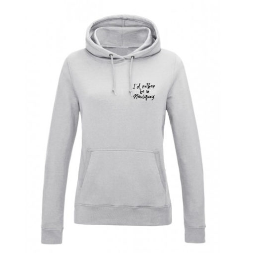 I'D RATHER BE IN NEWQUAY HOODY - GREY