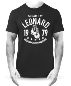 Sugar Ray Leonard Black Boxing Training Premium T-shirt