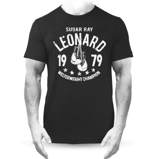 Sugar Ray Leonard Black Boxing Training Premium T-shirt