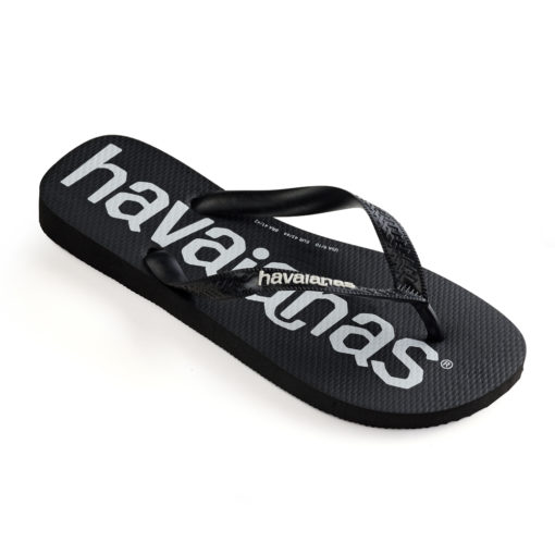 Havaianas Mens Top Logomania Black Flip Flops