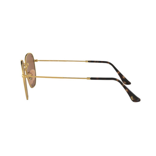 Ray-Ban Hexagonal Gold Copper Flash Sunglasses