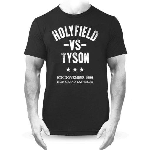 Holyfield V Tyson Boxing Vegas Fight Black Premium Men's T-Shirt