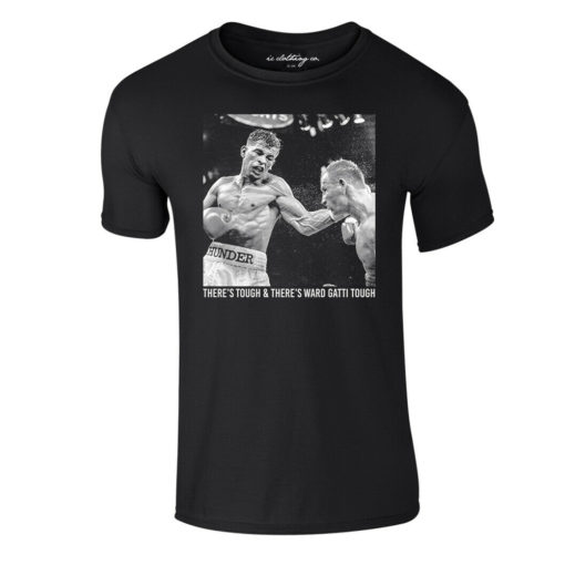 Ward V Gatti Fight Boxing Premium Black T-Shirt